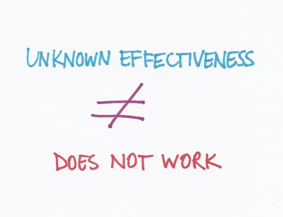 Unknown effectiveness relationship 1